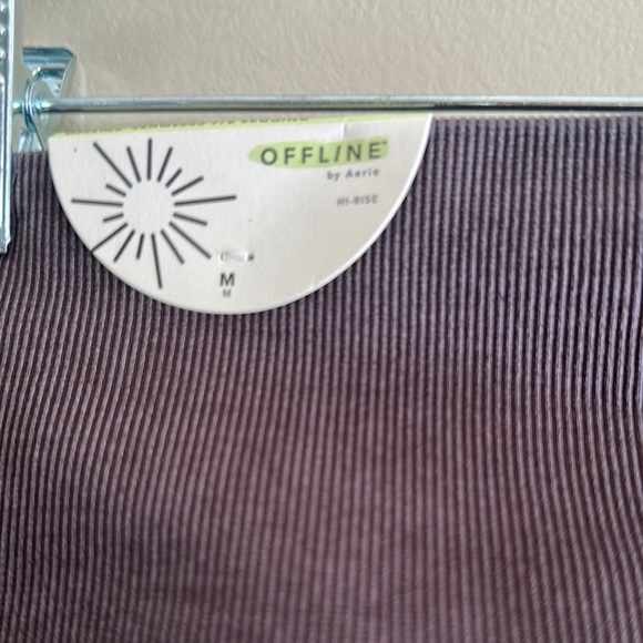 Brown Stretchy Leggings with Wide Waistband - Picture 5 of 8